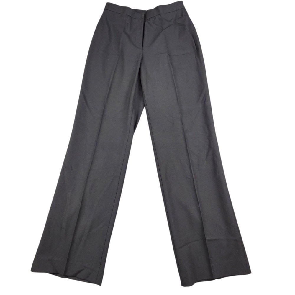 Classiques Entier Womens Dress Pants Sz 4 Black Wool Blend Career Professional